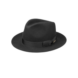 Stetson Fedora Furfelt Penn - Schwarz