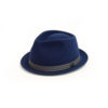 Fernandez & Roche Trilby - Blau gestreift