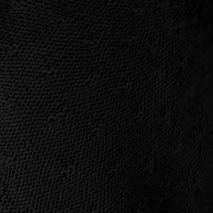 Baskenmütze Baumwolle Sommer Rollrand - Schwarz