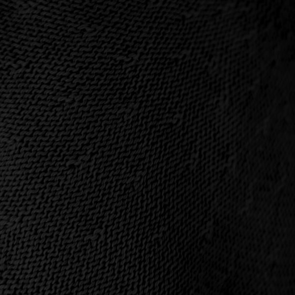 Baskenmütze Baumwolle Sommer Rollrand - Schwarz