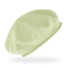 Baskenmütze Baumwolle Sommer Rollrand - Lindgrün