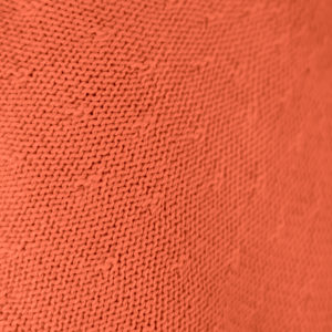 Baskenmütze Baumwolle Sommer Rollrand - Orange