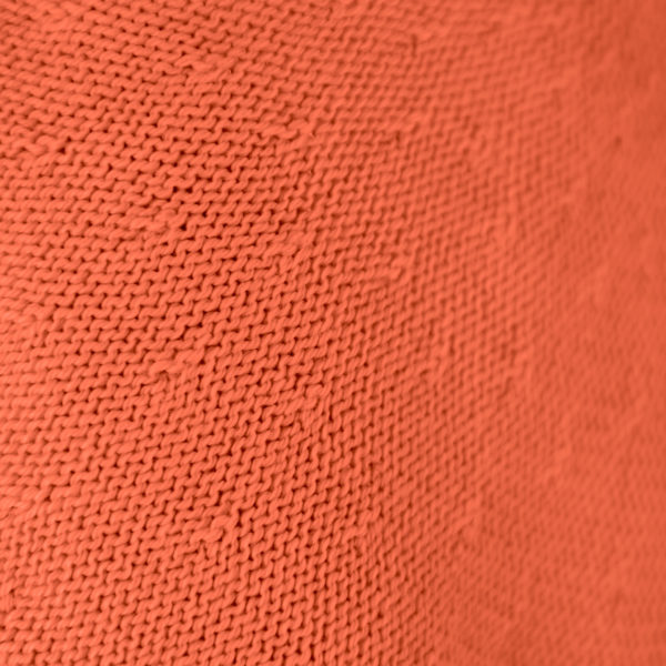 Baskenmütze Baumwolle Sommer Rollrand - Orange