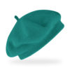 Baskenmütze Baumwolle Sommer - Petrol