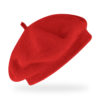 Baskenmütze Baumwolle Sommer - Rot