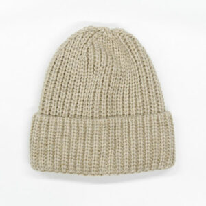 Strickmütze Umschlag - Creme