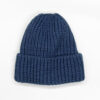 Strickmütze Umschlag - Denim Blue