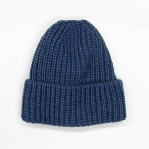 Strickmütze Umschlag - Denim Blue