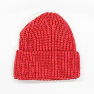 Strickmütze Umschlag - Flamingo