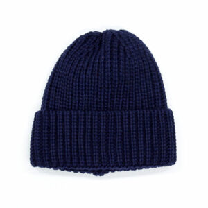 Strickmütze Umschlag - Marine