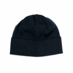 Strickmütze Umschlag - Schwarz