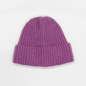 Strickmütze Umschlag - Orchidee