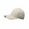 Stetson Baseball Cap Delave Organic Cotton - Beige