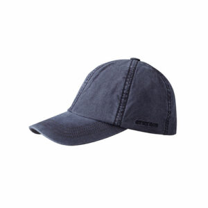 Stetson Baseball Cap Delave Organic Cotton - Dunkelblau