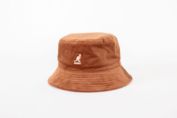 Kangol Cord Bucket hellbraun