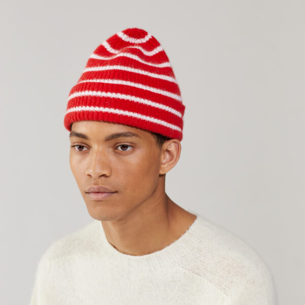 Le Bonnet Beanie Stripe Crimson Le Bonnet Beanie Stripe