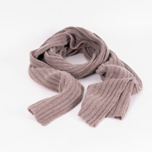 Großer Strickschal Kaschmir gerippt