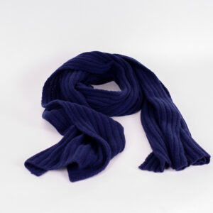 Großer Strickschal Kaschmir gerippt