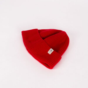 Grote Strickmütze mit Umschlag GOTS