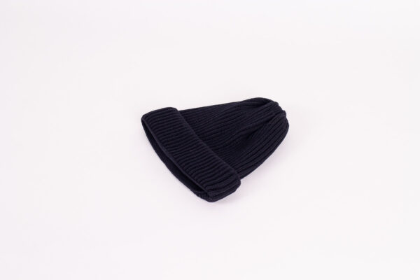 Strickmütze Umschlag fein gerippt