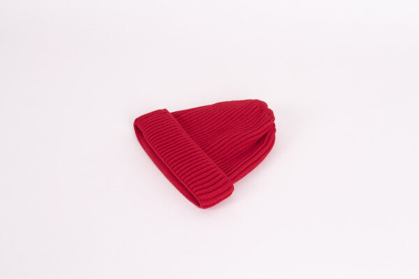 Strickmütze Umschlag fein gerippt