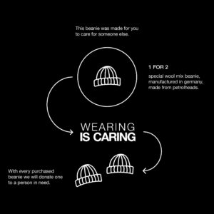 WE CARE Strickmütze HF x EG