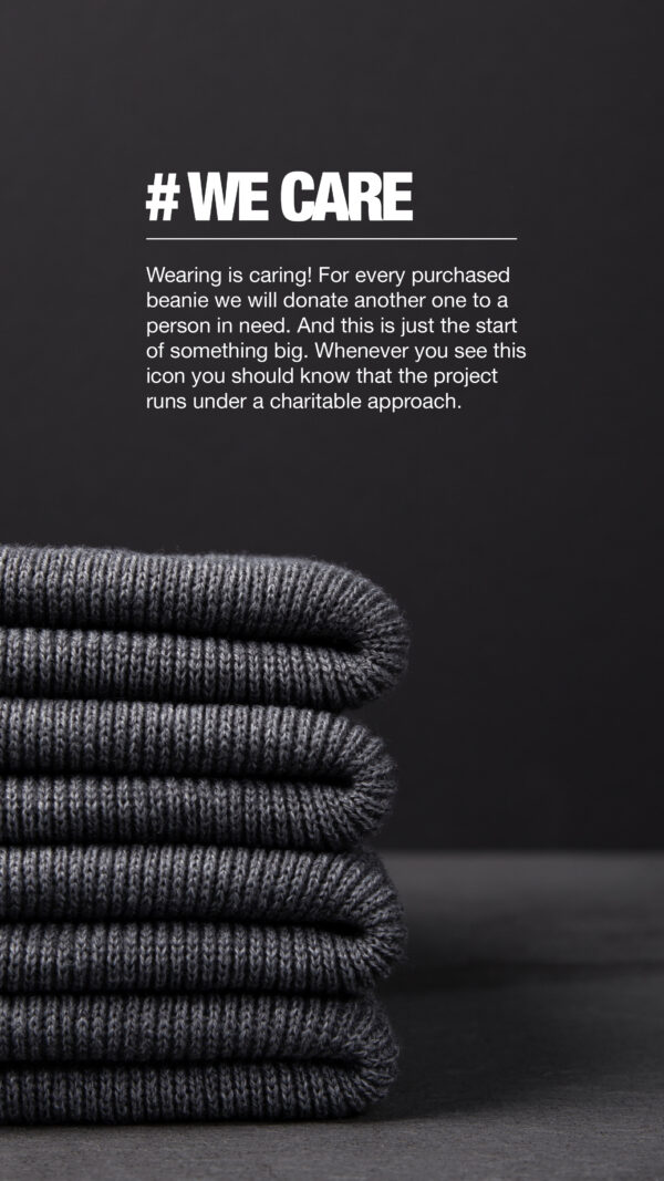 WE CARE Strickmütze HF x EG