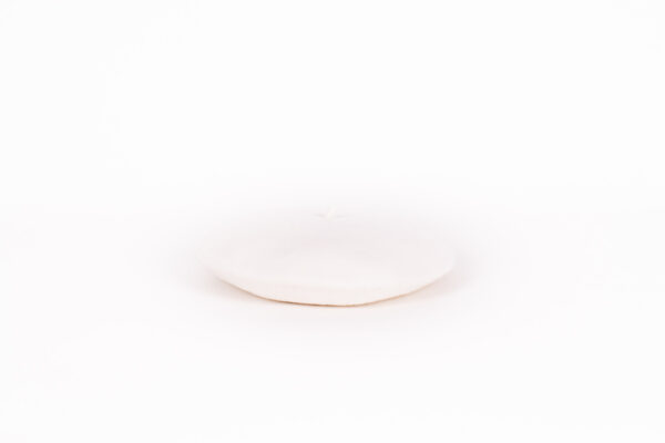 Baskenmütze Wolle Winter Wollweiß Baskenmütze Wolle Winter