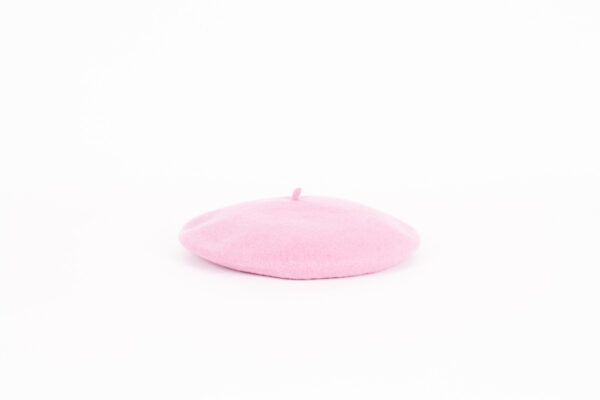 Baskenmütze Wolle Winter Malve Baskenmütze Wolle Winter