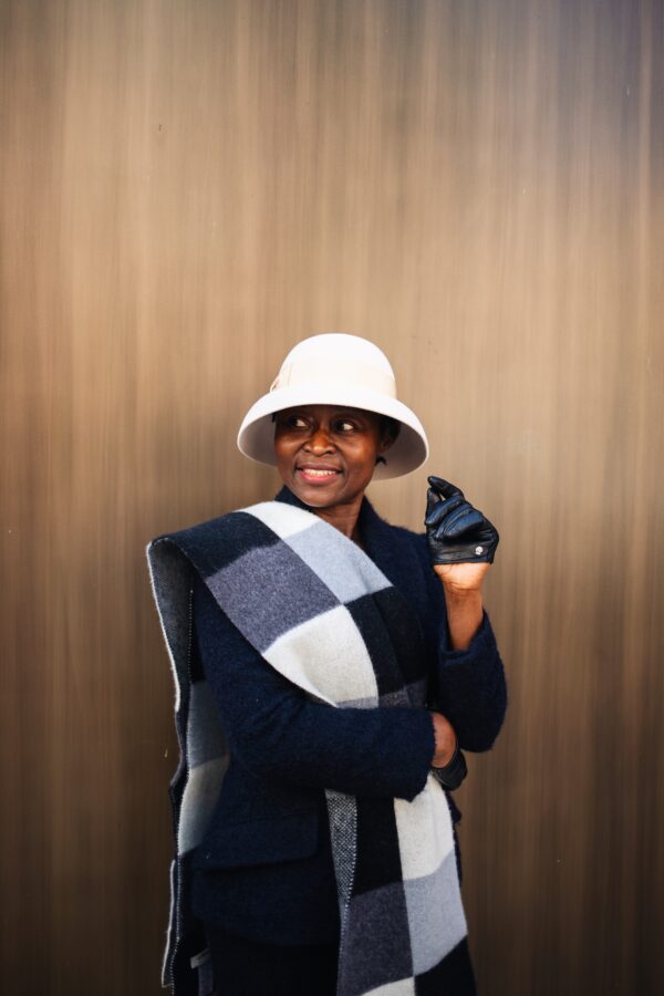 Borsalino Audrey/ Le Bonnet Schal kariert