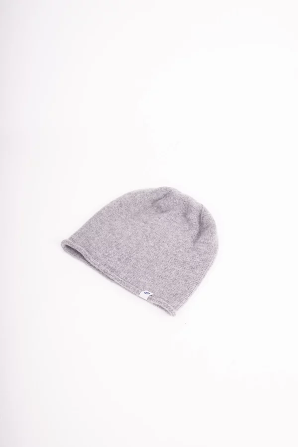 Strickmütze Kaschmir Rollrand