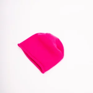 Grote Strickmütze mit Rollrand aus Wolle