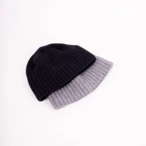 Grote Strickmütze mit Baumwollfleece