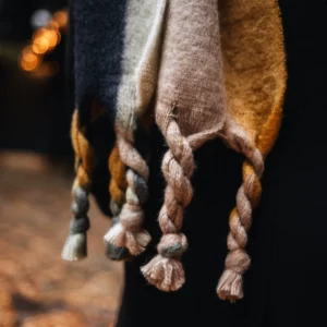 Seeberger gewebter Schal mit Karomuster