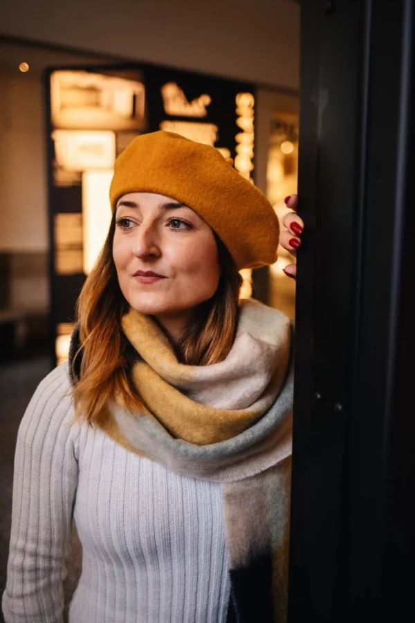 Baskenmütze Wolle Winter