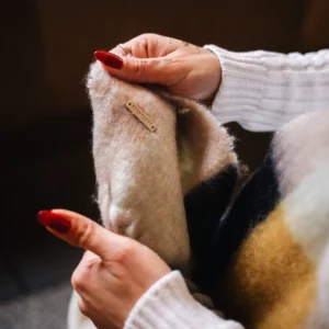 Seeberger gewebter Schal mit Karomuster