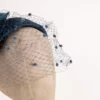 Fascinator mit Chenille Schleier