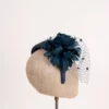 Fascinator mit Chenille Schleier