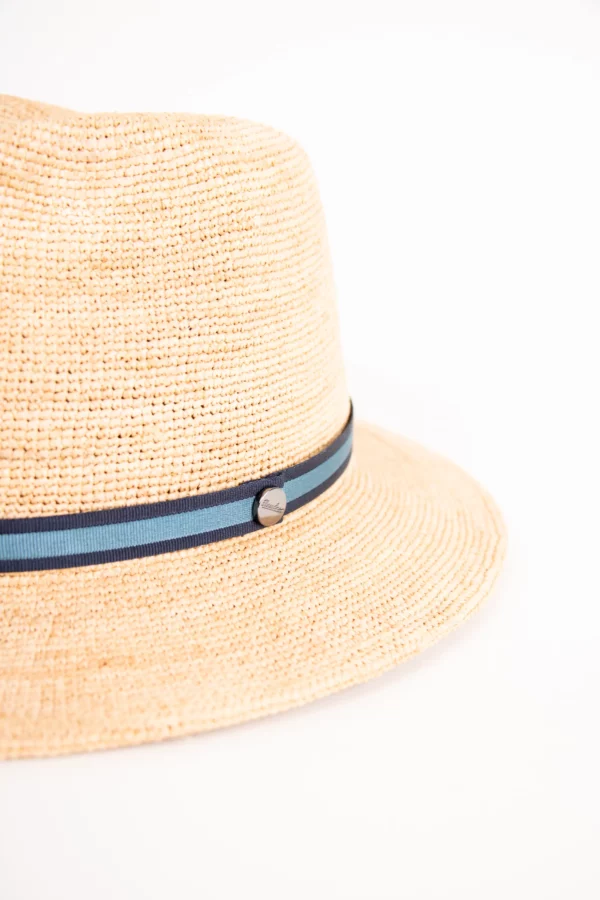 Borsalino Argentina Fine Raffia Crochet