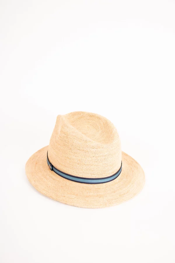 Borsalino Argentina Fine Raffia Crochet