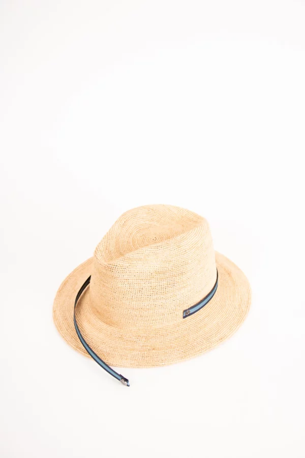 Borsalino Argentina Fine Raffia Crochet