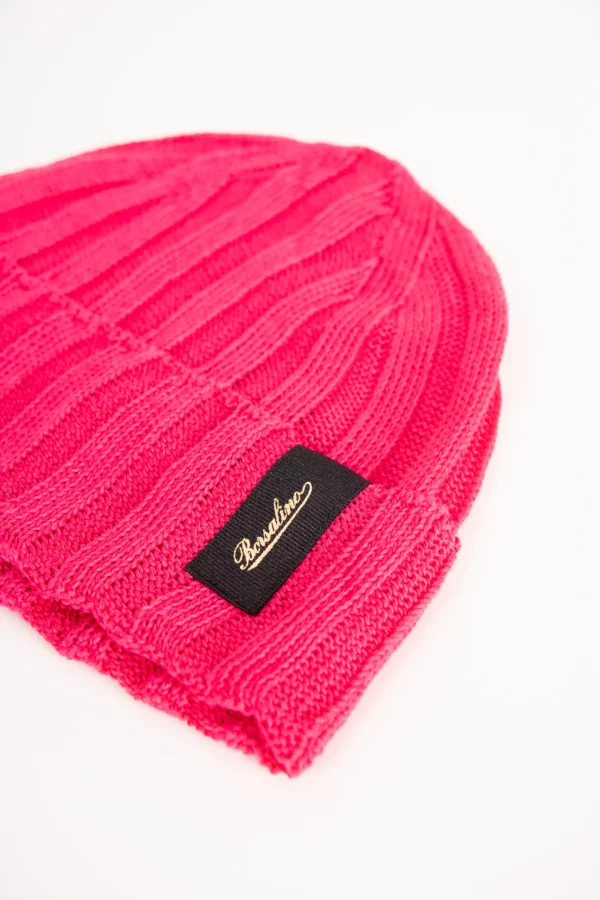 Borsalino Beanie Leinen