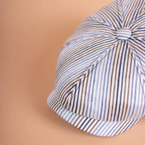 Stetson Hatteras Ballonmütze Linen Stripe