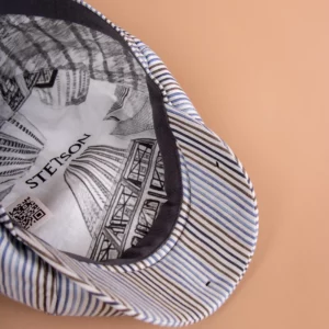 Stetson Hatteras Ballonmütze Linen Stripe