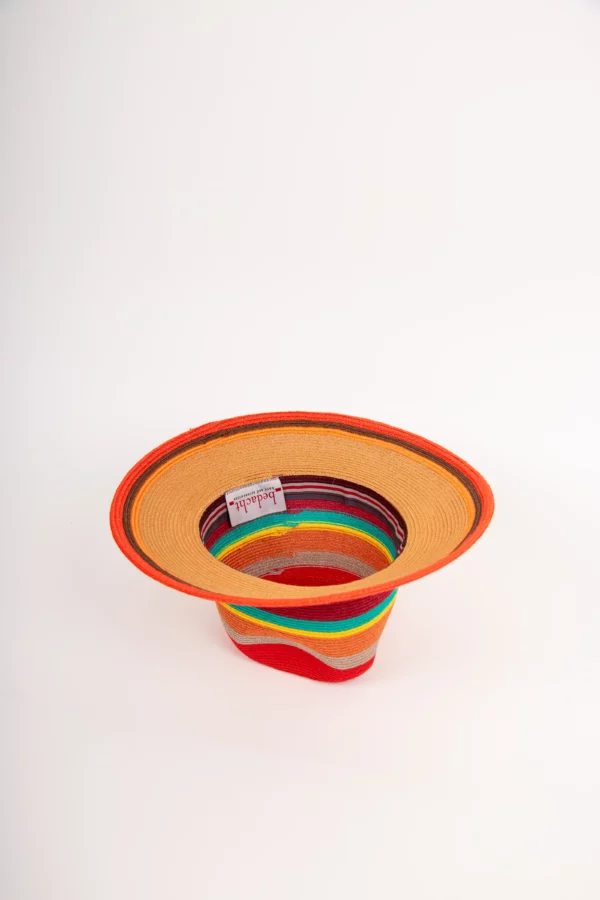 Bedacht Fedora Strohhut multicolor