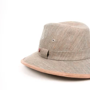 Alfonso D'Este Stoffhut aus Leinen