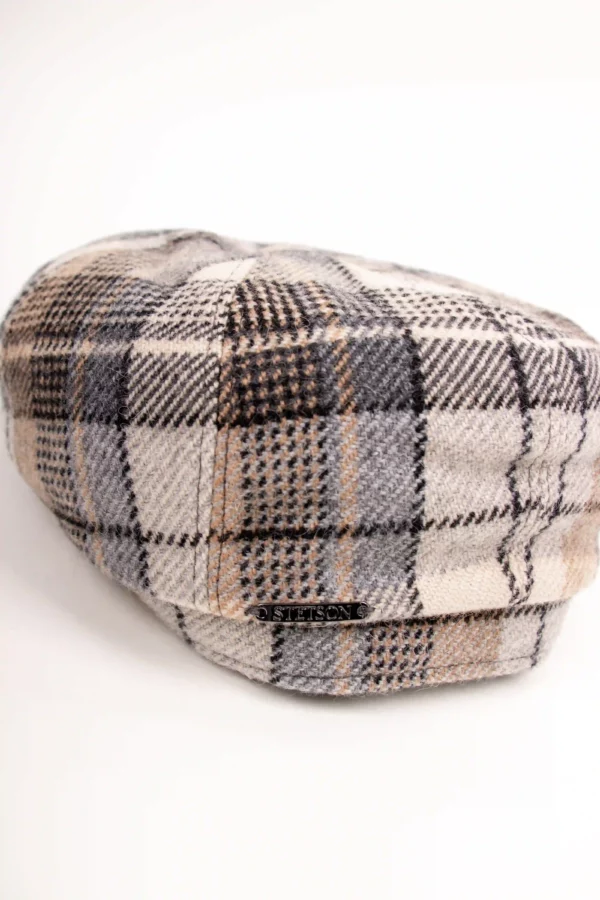 Stetson Hatteras Alpaca Wool Check