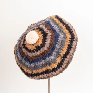 Grevi Baskenmütze mit Bommel