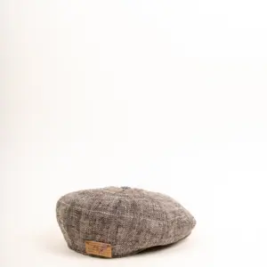 Stetson 8-Panel Cap Silk/Linen Herringbone