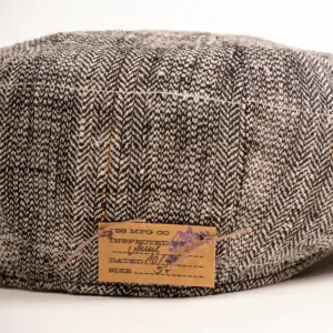 Stetson 8-Panel Cap Silk/Linen Herringbone